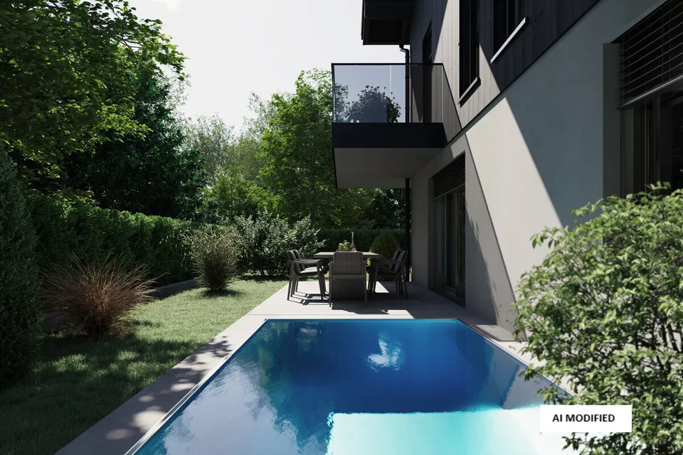 Neubauprojekt "Das Riedl" TOP2 - Gartenwohnung mit Pool.