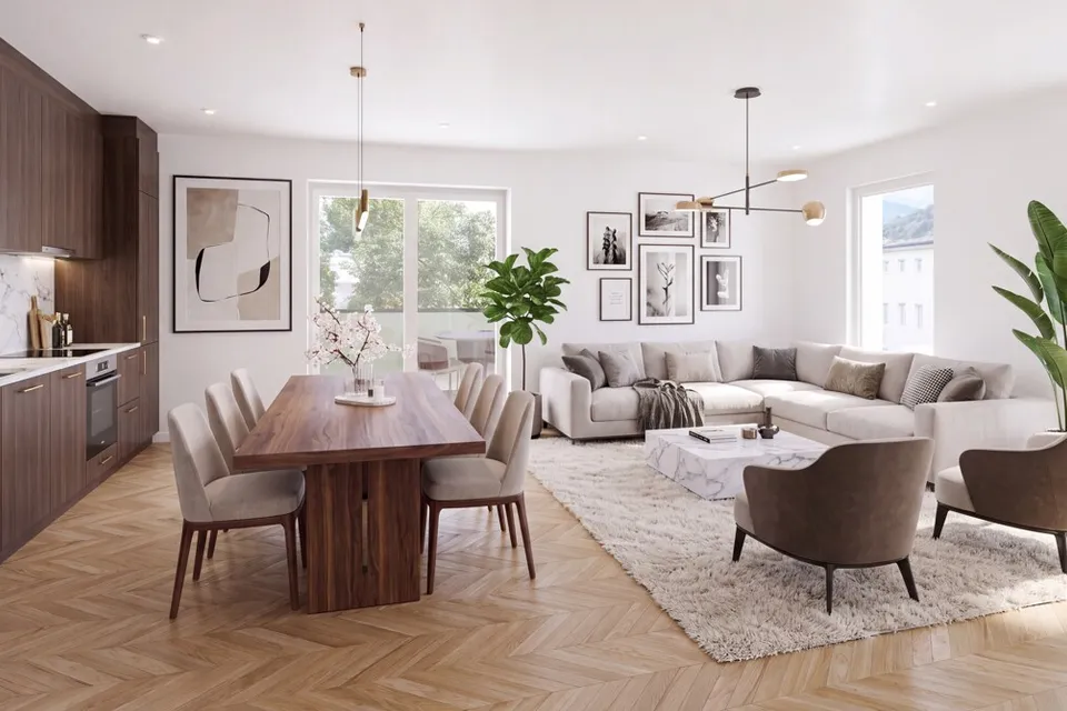 "Gartenauerhof", FIVE. 4 Rooms, Residential Building Funding Possible!