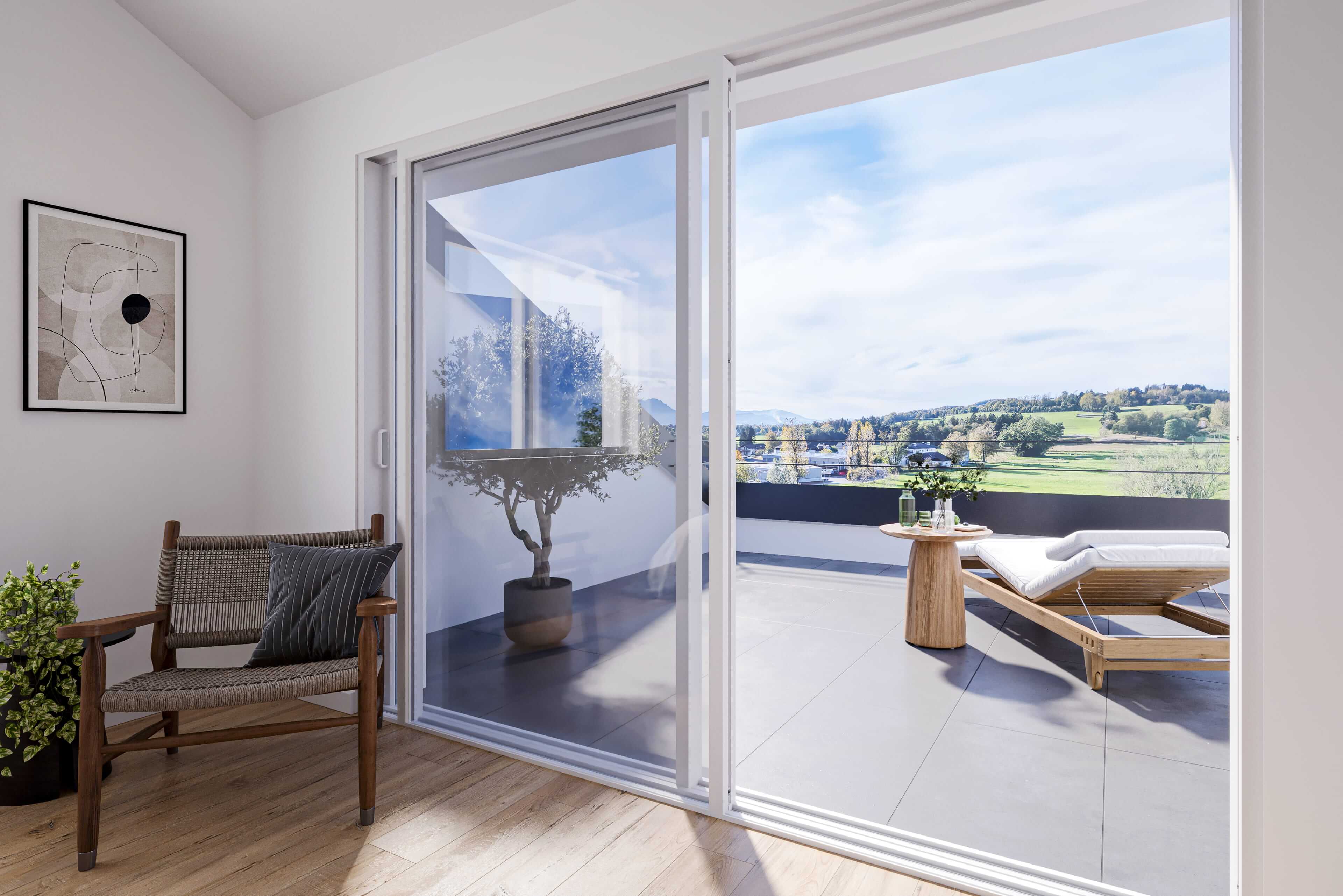 Moderne Wohnung mit Panoramablick in Salzburg – Entwicklung des Salzburger Immobilienmarkts 2026