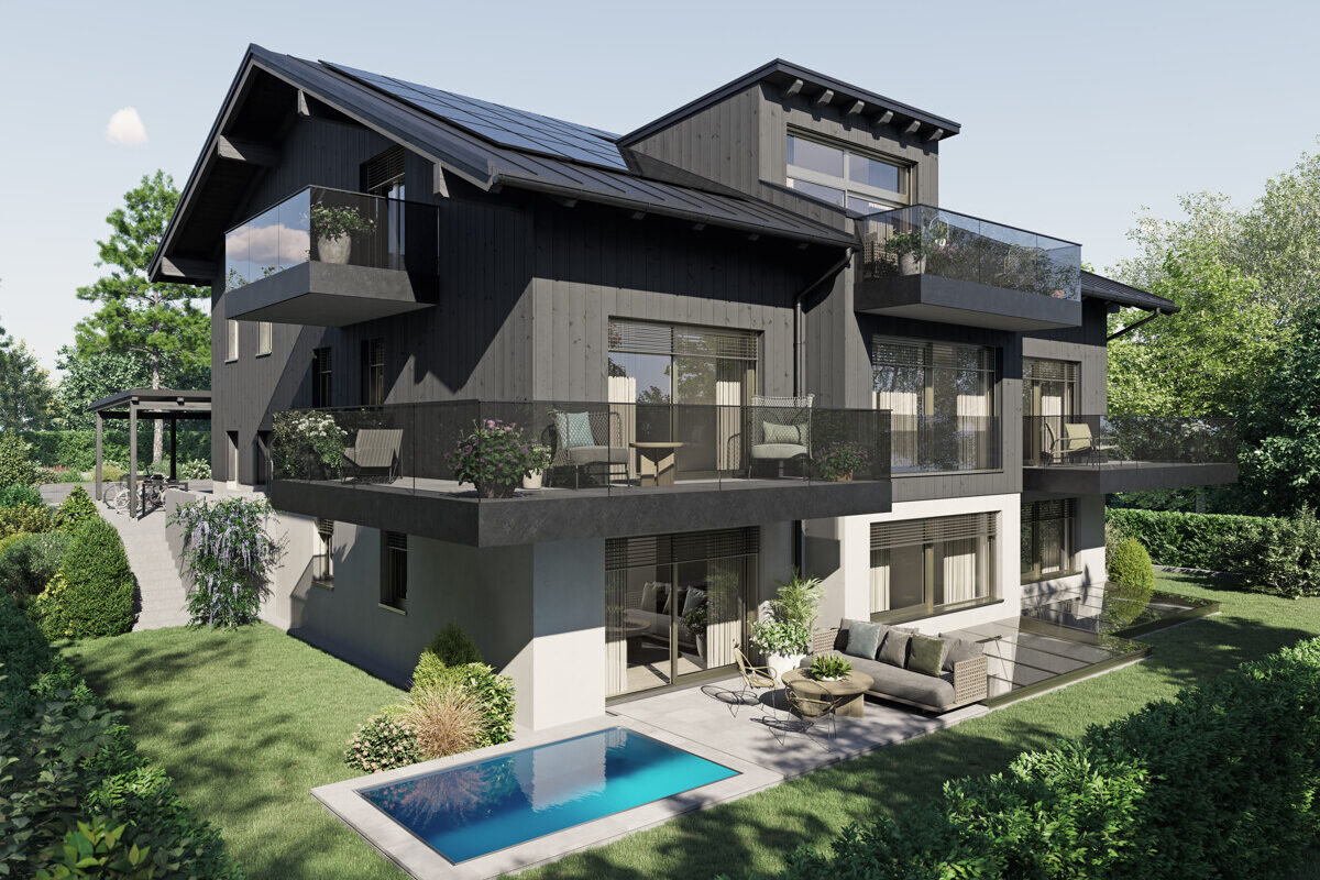 Neubauprojekt “Das Riedl” TOP2 – Gartenwohnung mit Pool.