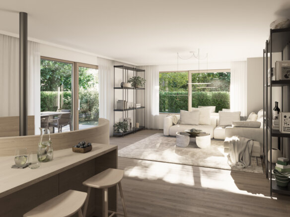 Neubauprojekt “Das Riedl” TOP2 – Gartenwohnung mit Pool.