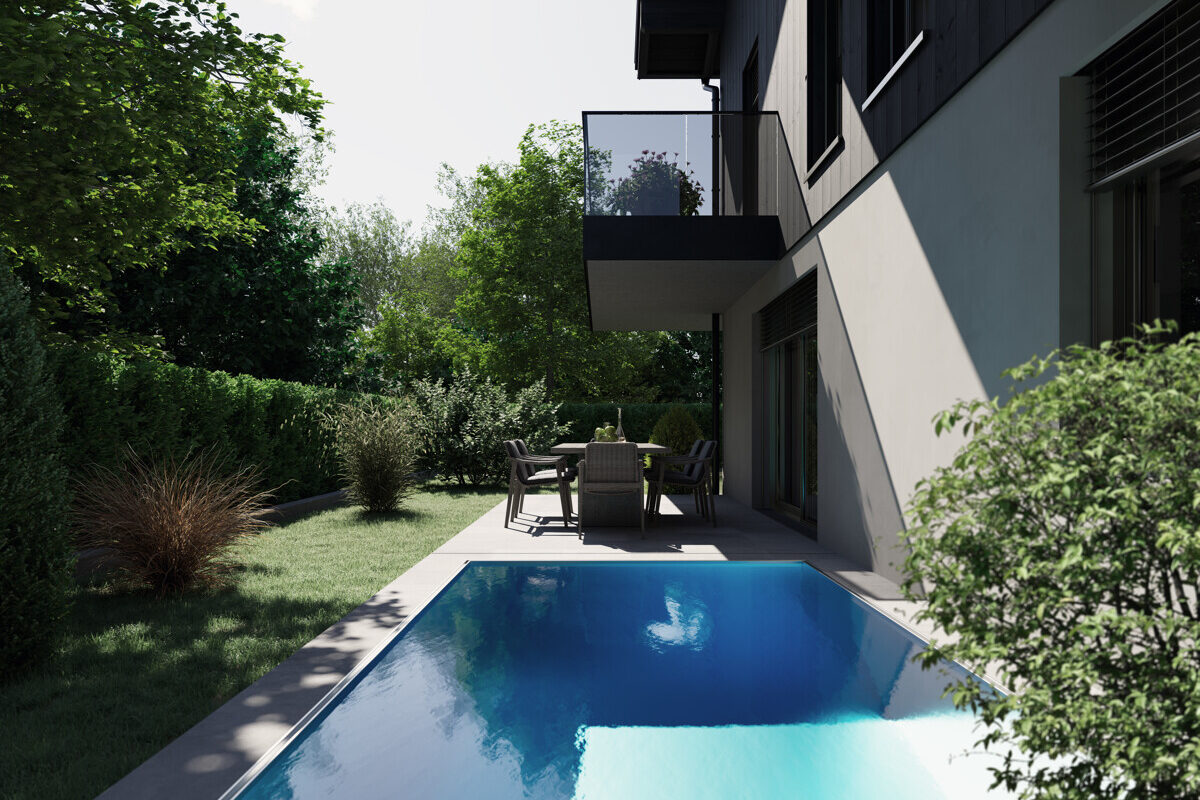 Neubauprojekt “Das Riedl” TOP2 – Gartenwohnung mit Pool.