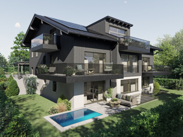 Neubauprojekt “Das Riedl” TOP 1 – Gartenwohnung mit Pool.